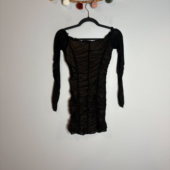 Majorelle Darling Dress in Black Lace Up - Picture 6 of 6